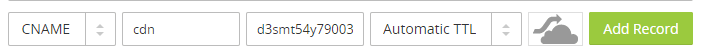 CloudFlare CNAME